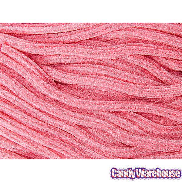 Dorval Sour Power Straws Candy - Pink Lemonade: 200-Piece Tub - Candy Warehouse