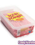 Dorval Sour Power Straws Candy - Strawberry: 200-Piece Tub