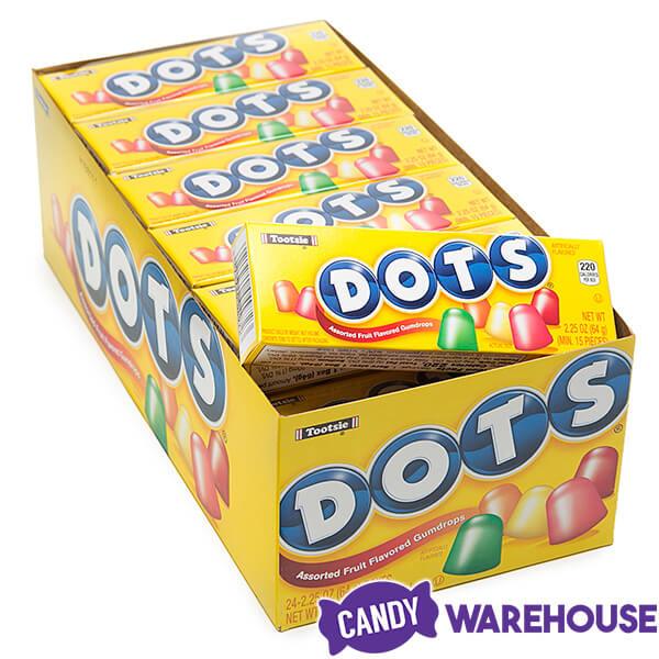 Dots Candy 2.25-Ounce Packs: 24-Piece Box - Candy Warehouse