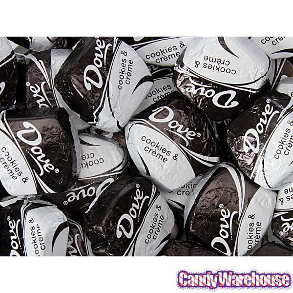 Dove Cookies n Creme Candy Squares: 25-Piece Bag - Candy Warehouse