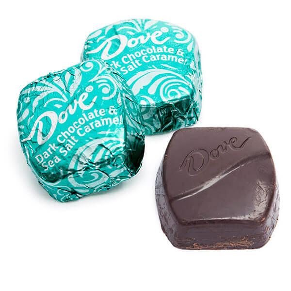 Dove Dark Chocolate Sea Salt Caramel Squares: 24-Piece Bag