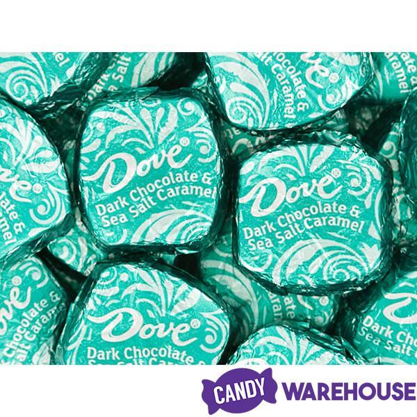 Dove Dark Chocolate Sea Salt Caramel Squares: 24-Piece Bag