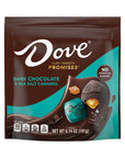 Dove Dark Chocolate Sea Salt Caramel Squares: 24-Piece Bag