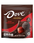 Dove Dark Chocolate Squares: 24-Piece Bag