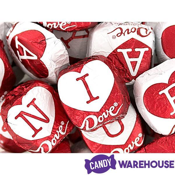 Dove Love Notes Caramel Filled Milk Chocolate Squares: 30-Piece Bag - Candy Warehouse