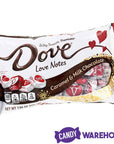 Dove Love Notes Caramel Filled Milk Chocolate Squares: 30-Piece Bag - Candy Warehouse