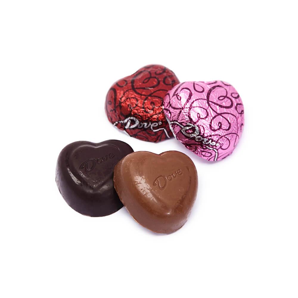 Dove Milk and Dark Chocolate Hearts: 75-Piece Bag - Candy Warehouse