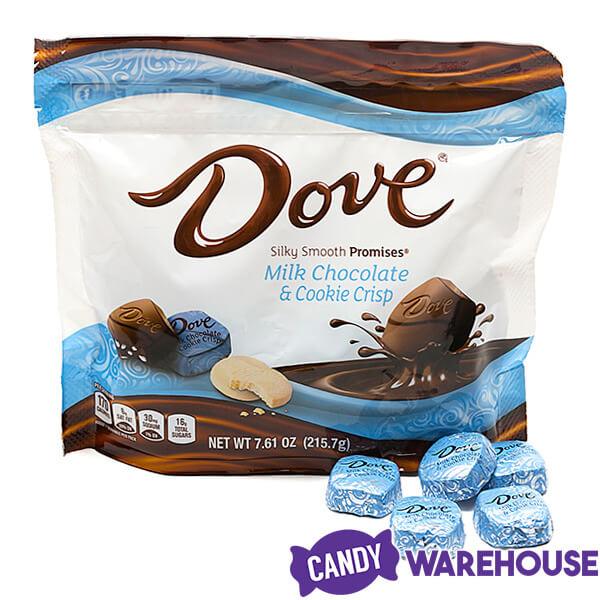 Dove Milk Chocolate and Cookie Crisp Squares: 28-Piece Bag - Candy Warehouse