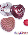 Dove Milk Chocolate and Red Velvet Swirl Valentine Hearts: 30-Piece Bag - Candy Warehouse