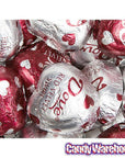 Dove Milk Chocolate and Red Velvet Swirl Valentine Hearts: 30-Piece Bag - Candy Warehouse