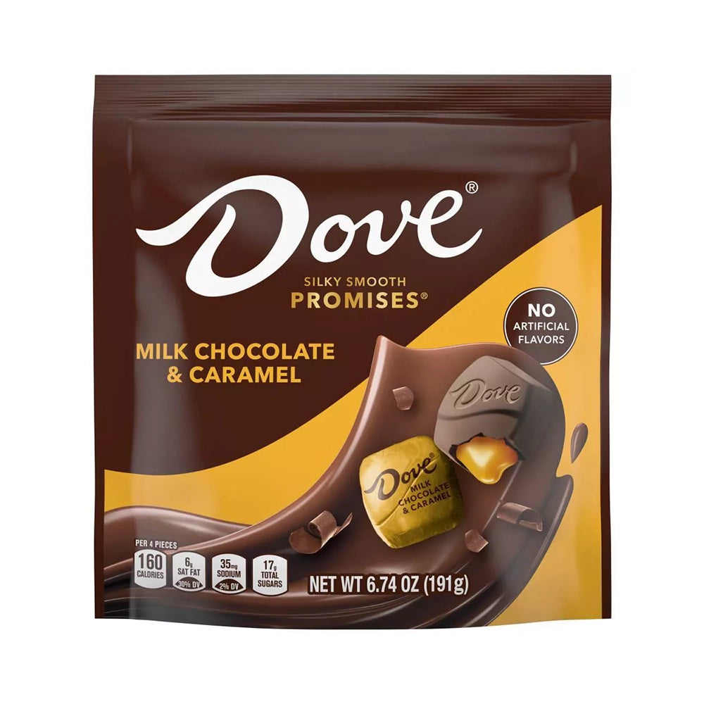 Dove Milk Chocolate Caramel Squares: 24-Piece Bag