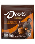 Dove Dark Chocolate Peanut Butter Squares: 24-Piece Bag