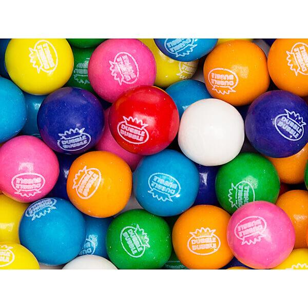 Dubble Bubble Assorted Colors 5/8-Inch Gumballs: 3650-Piece Case - Candy Warehouse