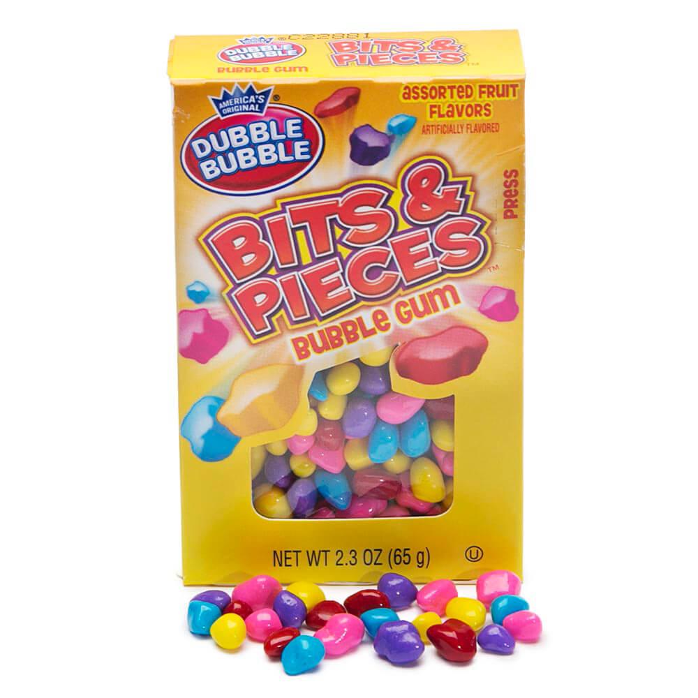 Dubble Bubble Bits and Pieces Bubble Gum Packs: 24-Piece Box - Candy Warehouse