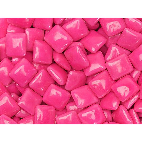 Dubble Bubble Chiclets Chewing Gum Tabs - Pink: 1.5LB Jar - Candy Warehouse