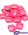 Dubble Bubble Chiclets Chewing Gum Tabs - Pink: 1.5LB Jar - Candy Warehouse