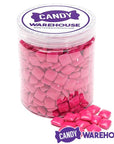 Dubble Bubble Chiclets Chewing Gum Tabs - Pink: 1.5LB Jar - Candy Warehouse