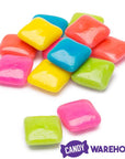 Dubble Bubble Chiclets Chewing Gum Tabs - Tropical Fruit Flavors: 1.5LB Jar - Candy Warehouse