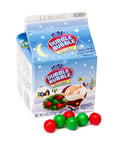 Dubble Bubble Christmas Gumballs: 4-Ounce Carton