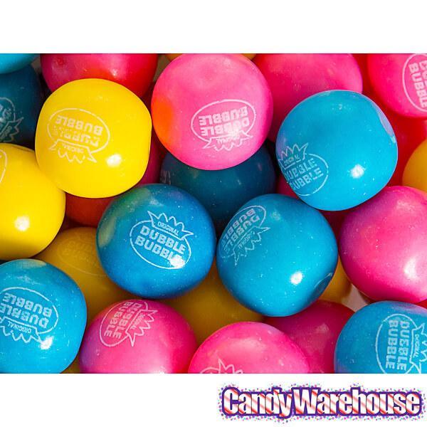 Dubble Bubble Cotton Candy 1-Inch Gumballs: 850-Piece Case - Candy Warehouse