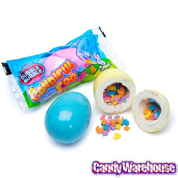 Dubble Bubble Giant Candiful Bubble Gum Eggs: 12-Piece Box - Candy Warehouse