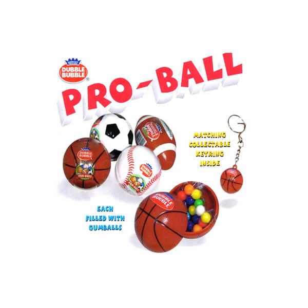 Dubble Bubble Gum Sports Pro Balls: 12-Piece Box - Candy Warehouse