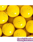 Dubble Bubble Smiley Face 1-Inch Gumballs: 850-Piece Case - Candy Warehouse