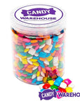 Dubble Bubble Tiny Chiclets Chewing Gum Tabs: 1.5LB Jar - Candy Warehouse