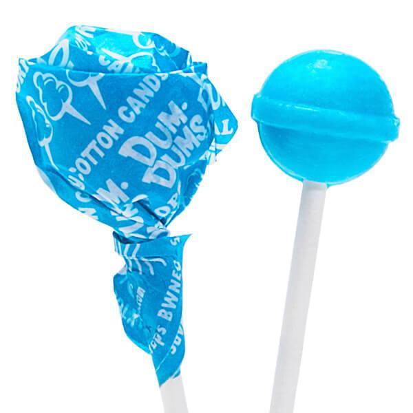 Dum Dums Caribbean Blue Party Pops - Cotton Candy: 5LB Bag | Candy ...