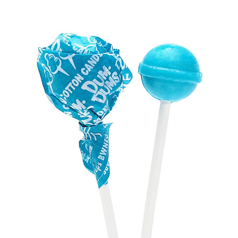 Dum Dums Caribbean Blue Party Pops - Cotton Candy: 75-Piece Bag – Candy ...