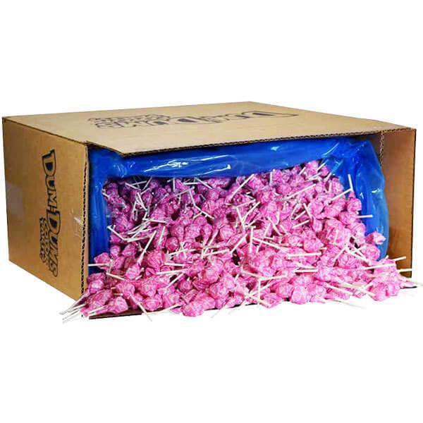 Dum Dums Hot Pink Party Pops - Watermelon: 5LB Bag - Candy Warehouse