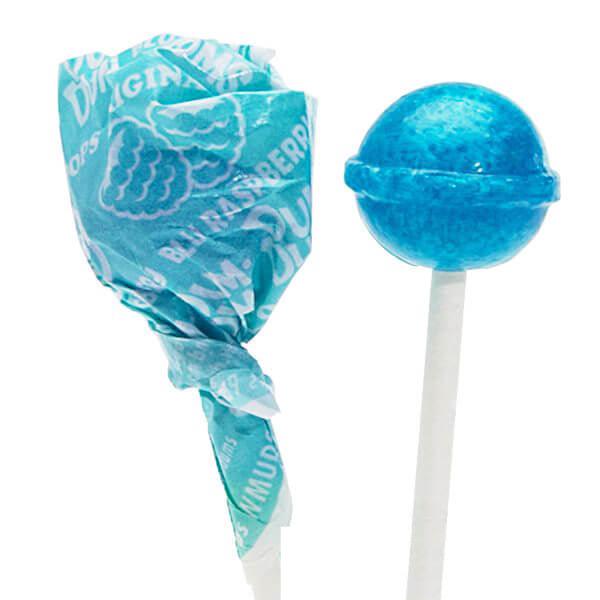 Dum Dums Light Blue Party Pops - Blu Raspberry: 5LB Bag | Candy Warehouse