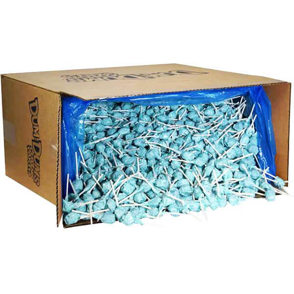 Dum Dums Light Blue Party Pops - Blu Raspberry: 5LB Bag - Candy Warehouse