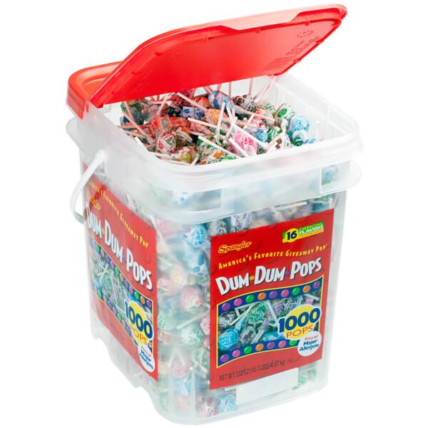 Dum Dums Pops: 1000-Piece Tub - Candy Warehouse