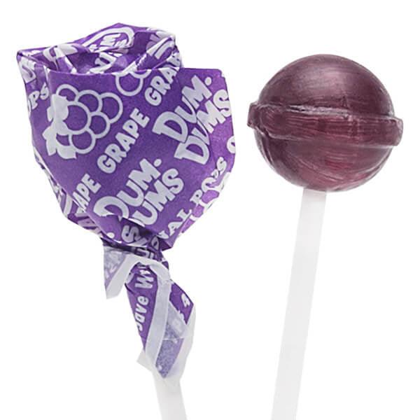 Dum Dums Purple Party Pops - Grape: 75-Piece Bag - Candy Warehouse