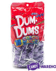 Dum Dums Purple Party Pops - Grape: 75-Piece Bag - Candy Warehouse