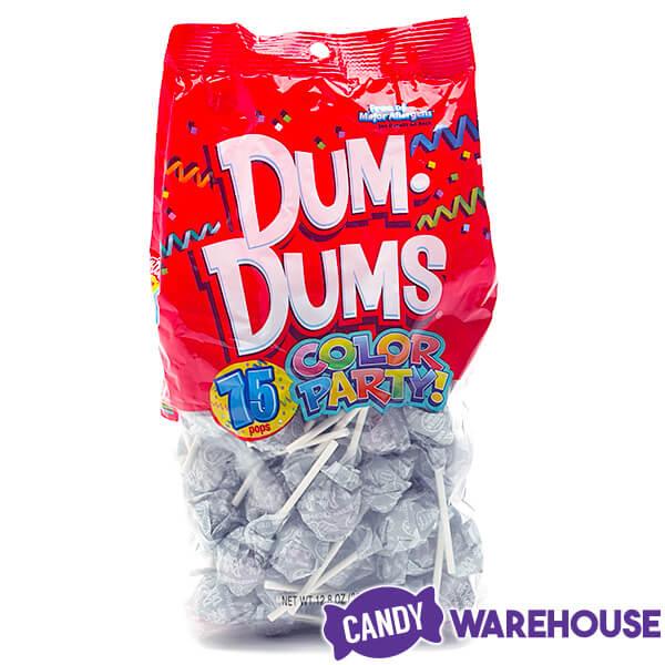 Dum Dums Silver Party Pops - Tropical Berry: 75-Piece Bag – Candy Warehouse