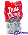 Dum Dums Silver Party Pops - Tropical Berry: 75-Piece Bag - Candy Warehouse