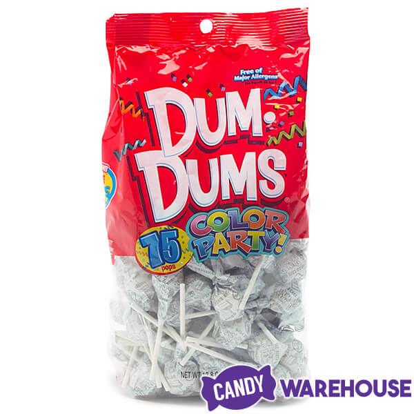 Dum Dums White Party Pops - Birthday Cake: 75-Piece Bag - Candy Warehouse