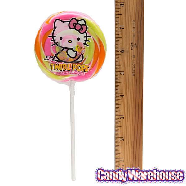 Easter Hello Kitty Swirl 1.5-Ounce Twirl Pops: 24-Piece Display - Candy Warehouse