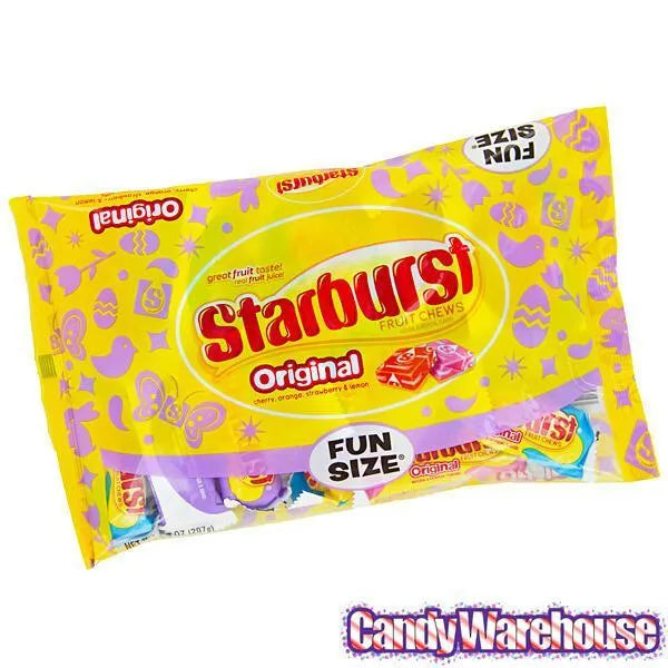 Easter Starburst Fruit Chews Candy Fun Size Packs: 30-Piece Bag - Candy Warehouse