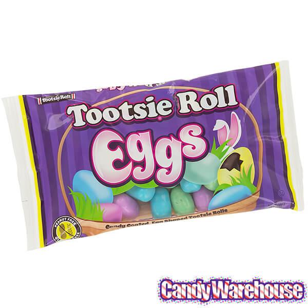 Easter Tootsie Roll Eggs - Unwrapped: 8-Ounce Bag - Candy Warehouse