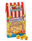 Eatmoji Emoji Gumballs Refill Gum for Gumball Machine: 1LB Box - Candy Warehouse