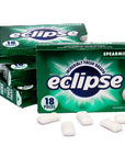 Eclipse Sugar Free Tab Gum Packs - Spearmint: 8-Piece Box