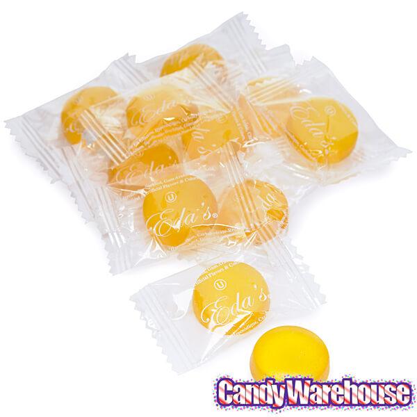 Eda's Sugar Free Hard Candy Drops - Lemon: 2LB Bag - Candy Warehouse