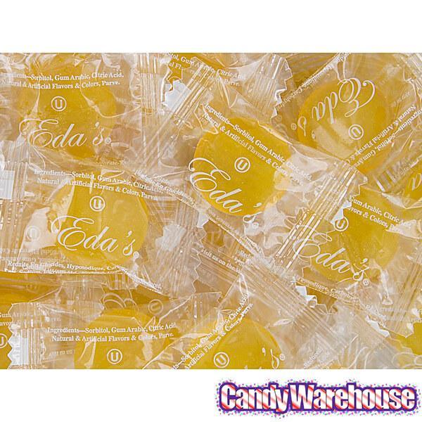 Eda's Sugar Free Hard Candy Drops - Lemon: 2LB Bag - Candy Warehouse