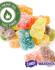 Eddy Edibles Assorted Sour CBD Gummies THC Free 200mg: 10 Gummy Bears - Candy Warehouse