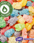 Eddy Edibles Assorted Sour CBD Gummies THC Free 200mg: 10 Gummy Bears - Candy Warehouse