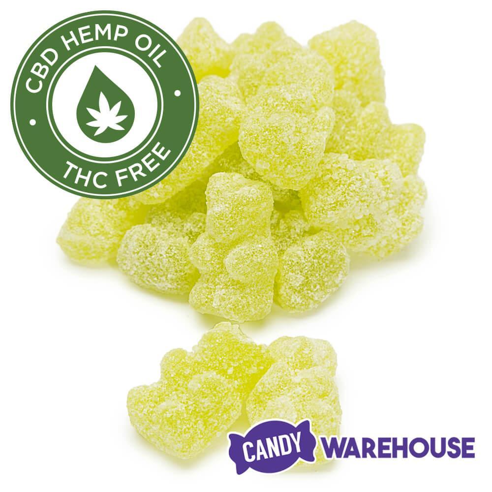 Eddy Edibles Sour Mojito CBD Gummies THC Free 200mg: 10 Gummy Bears - Candy Warehouse