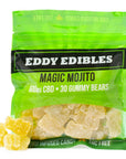 Eddy Edibles Sour Mojito CBD Gummies THC Free 600mg: 30 Gummy Bears - Candy Warehouse